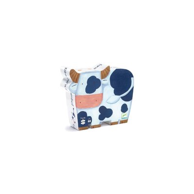 Puzzle 24 pièces Les vaches à la ferme - DJECO