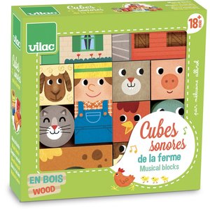 Cubes sonores de la ferme - Vilac1