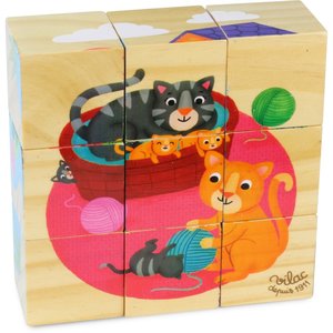 Cubes en bois les animaux - VILAC3