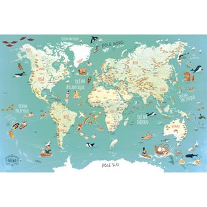 Carte du monde fantastique magnétique - Vilac2