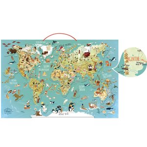 Carte du monde fantastique magnétique - Vilac3