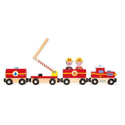 Train Pompiers Story (bois)