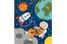 Puzzle Astronautes tirelire 64 pièces - Petit collage