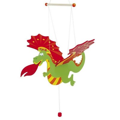 Mobile dragon en bois - Ulysse couleur d'enfance