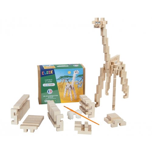Construis et anime la girafe - Cloze2