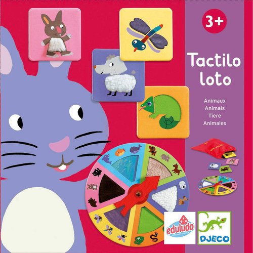 Djeco - Jeu éducatif - Tactilo loto animaux1