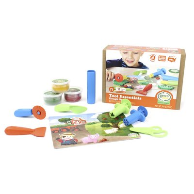 GreenToys - Set De Pâte A Modeler  Plus Outils - Green toys