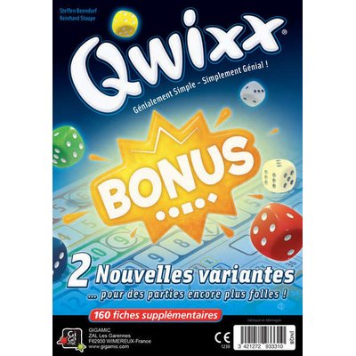 QWIXX BONUS (Bloc de score)