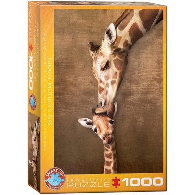 Puzzle 1000p le calin de la girafe eurographics